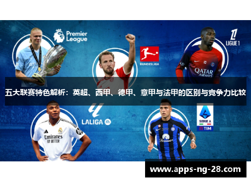 五大联赛特色解析:英超、西甲、德甲、意甲与法甲的区别与竞争力比较 五大联赛特色解析:英超、西甲、德甲、意甲与法甲的区别与竞争力比较